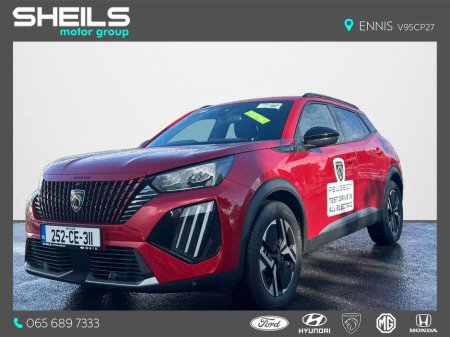 2025 Peugeot 2008 Electric Allure (54 kWh) 156BHP €33,950