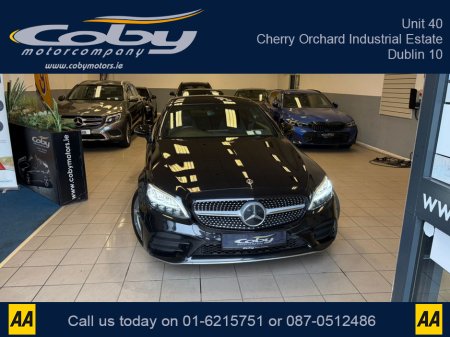 2021 Mercedes-Benz C Class C220D AMG LINE EDITION 2DR AUTO. NCT & Tax, 1/2 Leather, Sat Nav, Dual Climate Control, Heated Seats, Cruise Control, Revers Cam, Parking Sensors, Paddle Shift, BT & more. €35,950 thumbnail