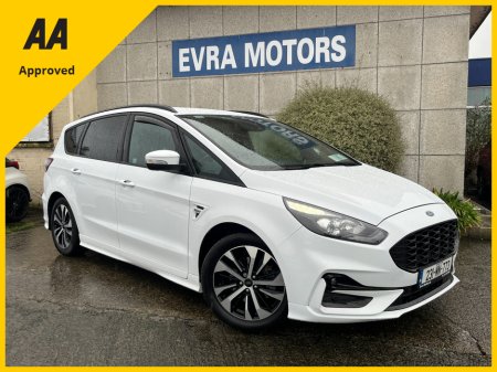 2023 Ford S-Max 7 SEATER AUTOMATIC ST-LINE 2.5 HYBRID PETROL //HIGH SPEC//HEATED SEATS AND STEERING WHEEL//ELECTRIC HALF LEATHER SEATS//REVERSE CAMERA//KEYLESS ENTRY//SAT NAV//