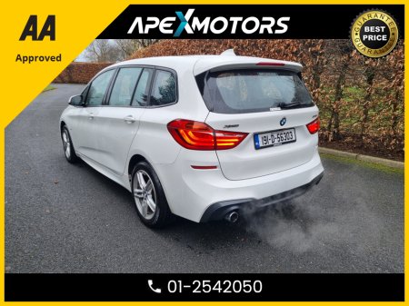 2019 BMW 2 Series Gran Tourer FINANCE ARRANGED * TOP SPEC M-SPORT * NEW NCT JAN-28 * 2.0 DIESEL AUTO * IMMACULATE (AS NEW)  * STAMPED SERVICE HISTORY * AA APPROVED * 101 SAFETY CHECKLIST * HEATED SEATS * COLOUR REVERSE CAMERA €23,749 thumbnail