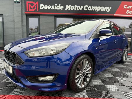 2018 Ford Focus 1.5 DSL , ST LINE , MANUAL , 5 DOOR , TIMING BELT & WATER PUMP REPLACED , SERVICE , WARRANTY , FINANCE FROM €55 p/w & €4,950 DEPOSIT / TRADE IN, SAT - NAV , SENSORS , FREE DELIVERY NATIONWIDE. €15,950