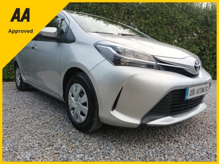 2016 Toyota Yaris IMMACULATE 1.3 AUTOMATIC FOUR CYLINDER ENGINE ONLY 41,398kms  SERVICE HISTORY (7 STAMPS) PRIVACY GLASS WIND DEFLECTORS AUTO LED HEADLIGHTS FACTORY IMMOBILISER FULLY SERVICED 4 NEW TYRES 2 YEARS NCT €13,895