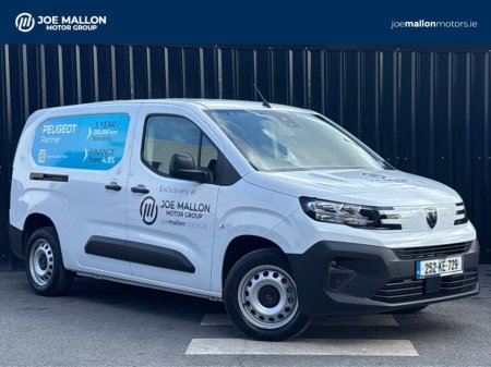 2025 Peugeot Partner LWB PARTNER PRO PLUS 1.5 HDI 100 €23,536