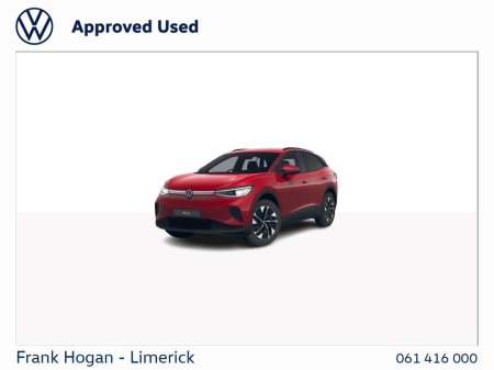 2026 Volkswagen ID.4 PRO-PLUS 77kWh FROM €298PM ON PCP INCLUDING SERVICE PACK €45,400