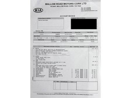 2014 Kia Sportage 1.7 CRDI 3 2WD SATELLITE NAV 5DR €8,950 thumbnail