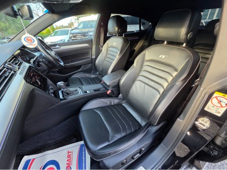 2018 Volkswagen Arteon 2.0 TSI R LINE EDITION 280BHP VIRTUAL DASH FULL LEATHER HEATED ELECTRIC SEATS SAT NAV CARPLAY ANDROID AUTO BLIND SPORT PARKING SENSORS SELF PARKING ASSIST 360 CAMERA €28,500 thumbnail