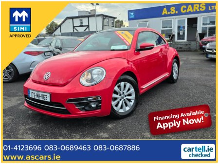 2017 Volkswagen Beetle DESIGN 2.0 TDI ** 1 OWNER IRISH CAR ** PANORAMIC GLASS ROOF ** APPLE CARPLAY / ANDROID AUTO ** PARKING SENSORS ** SERVICE HISTORY ** 2 KEYS ** STUNNING EXAMPLE **