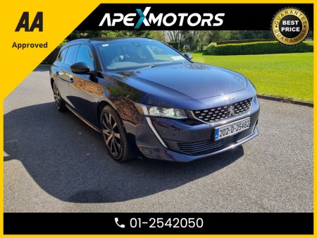 2020 Peugeot 508 FINANCE ARRANGED * GT LINE SW BLUEHDI S/S * AA APPROVED * 101 SAFETY CHECKLIST * AUTOMATIC (DSG) * IMMACULATE * HEATED SEATS * COLOUR REVERSE CAMERA * TOP-SPEC 5DR HATCH * ADAPTIVE CRUISE * 01-2542050 €19,949