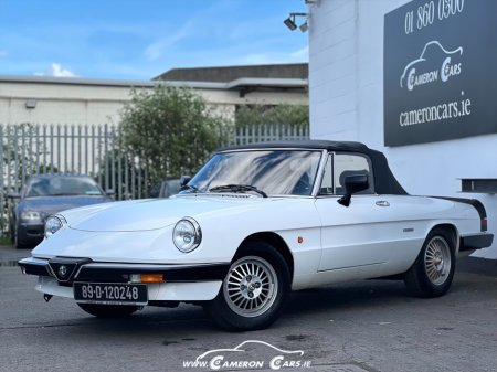 1989 Alfa Romeo Spider SPIDER LEFT HAND DRIVE €19,950
