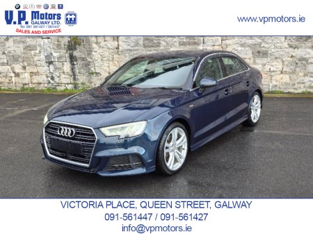 2017 Audi A3 Saloon S-LINE,LOW KM, FULL PACKAGE,AUTOMATIC. €20,750