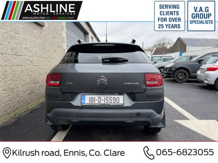 2018 Citroen C4 Cactus BLUEHDI 100 FLAIR SS S&S MY14 4DR €10,950 thumbnail