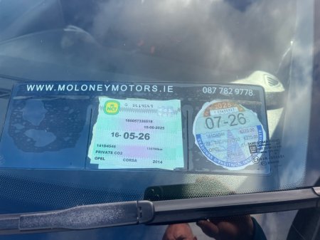 2014 Opel Corsa EXCITE 1.2I 16V 4DR €5,950 thumbnail