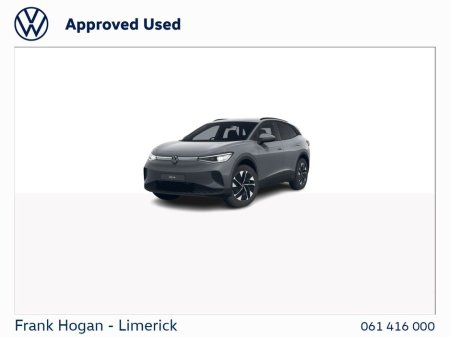 2026 Volkswagen ID.4 PRO-PLUS 77kWh FROM €298PM ON PCP INCLUDING SERVICE PACK €45,400