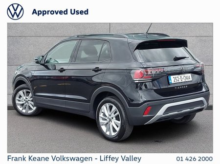 2025 Volkswagen T-Cross EDITION 75 1.0TSI 95BHP *DEEP BLACK PEARL METALLIC* €29,995