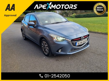 2016 Mazda Mazda2 FINANCE ARRANGED * RELIABLE * DIESEL * AUTOMATIC * NEW NCT AUG-27 * HEATED SEATS * AA APPROVED * 101 SAFETY CHECKLIST * IMMACULATE * COLOUR REVERSE CAMERA * TOP-SPEC 5DR HATCH * LOW LOW KMs €9,949