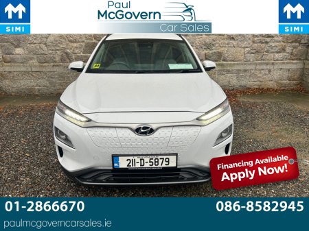 2021 Hyundai Kona KAUAI EV PREMIUM 5DR AUTO A**//**FULL CREAM LEATHER INTERIOR WITH HEATED FRONT SEATS**//**SAT NAV**//**REVERSING CAMERA**//**SPEED SIGN RECOGNITION**//**LANE DEPARTURE WARNING**//**TRADE IN WELCOME!!! €18,222