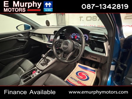 2022 Audi A3 2.0 TDI SPORT SALOON HIGH SPEC €75 PER WEEK €26,950 thumbnail
