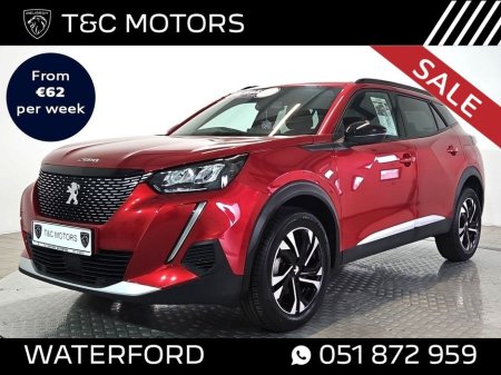 2023 Peugeot 2008 Allure model - Reversing Camera and Sensors, Diamond Cut Alloy Wheels, Privacy Glass, Climate Control, Cruise Control, €22,995