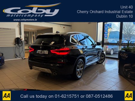 2018 BMW X3 2.0 XLINE 5DR AUTO, NCT 2028 Full Leather, Reverse Cam, Sat Nav, Heated Seats, Parking Sensors, Cruise Control, MFSW, Dual Climate Control, Bluetooth, Alloy Wheels, Full Electrics, and more. €30,950 thumbnail