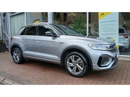 2023 Volkswagen T-Roc R-Line 1.5 TSI 150HP DSG , Pyrite Silver with Black Roof. €33,950
