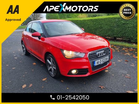 2014 Audi A1 FINANCE ARRANGED * 1.4 TFSI SPORT 122PS 3DR * NEW NCT NOV-26 * 2-KEYS * IMMACULATE * AA APPROVED * 101 SAFETY CHECKLIST * TOP-SPEC * LOW TAX * 12-MONTH ROADSIDE ASSIST *VERY CAREFUL OWNER *01-254-2050 €9,449