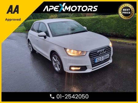 2015 Audi A1 FINANCE ARRANGED * TDI SPORT 116PS 5DR * NEW NCT NOV-26 * IMMACULATE * AA APPROVED * 101 SAFETY CHECKLIST * TOP-SPEC 5DR HATCH * LOW TAX * 12-MONTH ROADSIDE ASSIST* VERY CAREFUL OWNER *CARTELL HISTORY €9,449
