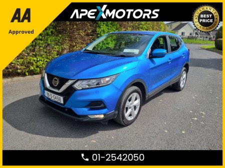 2019 Nissan Qashqai FINANCE ARRANGED * 1.5 DCI ACENTA PREMIUM ( TOP-SPEC )  * NEW NCT DEC-26 * LOW TAX APR-26 * 6-STAMPS SERVICE HISTORY * AA APPROVED * 101 SAFETY CHECKLIST * IMMACULATE *COLOUR REVERSE CAMERA 01-2542050 €19,949