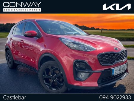 2021 Kia Sportage LEATHER, SATNAV, CAMERA, BLACK EDITION, K3 MHEV SPEC SPECIAL ED 5DR