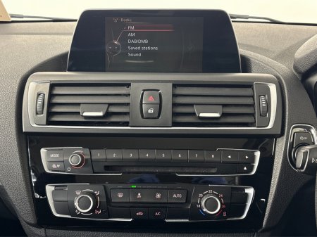 2017 BMW 1 Series 116D**MULTIFUNCTIONAL STEERING WHEEL**BLACK CLOTH INTERIOR**DIGITAL MEDIA DISPLAY**BLUETOOTH**AIR CONDITIONING**NAVIGATION**ISOFIX**FINANCE AVAILABLE** €14,995 thumbnail