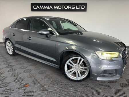 2017 Audi A3 AUDI A3 SALOON S-LINE AUTO*FACELIFT*DIGITAL DASH*HEATED ELECTRIC ADJUSTABLE SEATS*KEYLESS ENTRY & START*ADAPTIVE CRUISE CONTROL*REVERSE CAM & SENSORS*FINANCE AVAILABLE TRADE INS WELCOME*