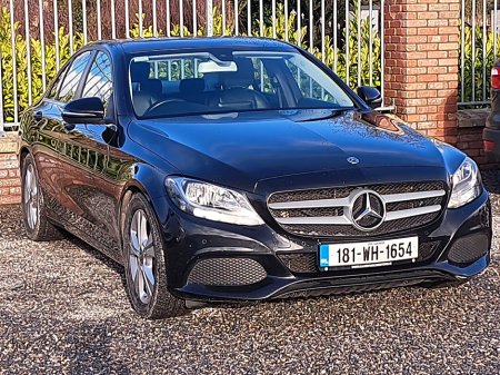 2018 Mercedes-Benz C Class Executive SE with full leather seats, 2.0 diesel saloon. €17,950 thumbnail