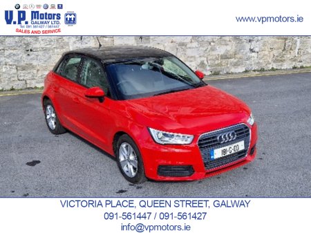 2018 Audi A1 1 OWNER,REVERSE CAMERA,2 TONE,SPORTBACK,AUTO. €16,850