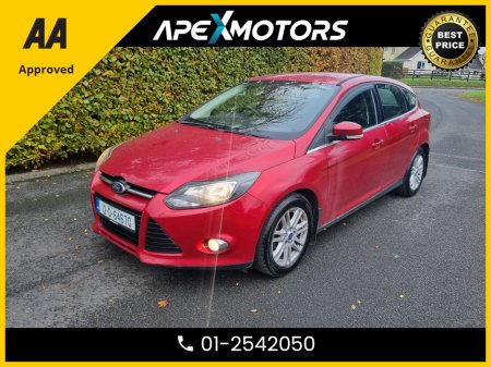 2012 Ford Focus TOP-SPEC TITANIUM ECOBOOST 10 100PS 5DR * LOW LOW MILES * NEW TIMING BELT * AA APPROVED  * 101 SAFETY CHECKLIST * 12-MONTH ROADSIDE ASSIST  * IMMACULATE * TOP-SPEC * NEW NCT SEP-26 * LOW TAX €7,449