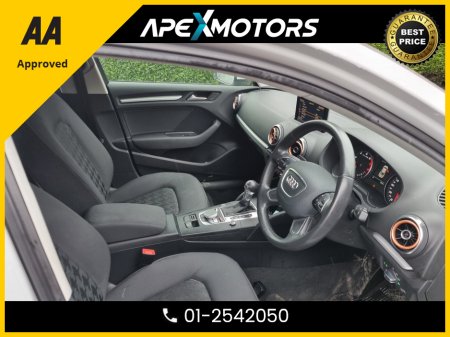 2014 Audi A3 FINANCE ARRANGED * NEW NCT JAN-27 * IMMACULATE * STAMPED SERVICE HISTORY * AA APPROVED * 101 SAFETY CHECKLIST * AUTOMATIC (DSG) * HEATED SEATS * COLOUR REVERSE CAMERA * LOW KMs * ADAPTIVE CRUISE €12,449 thumbnail