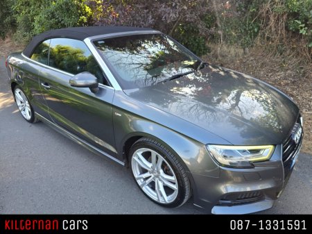2017 Audi A3 CABRIOLET 2.0 S LINE TDI 148 148BHP 2DR €17,999