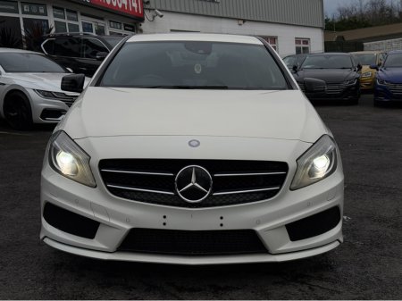 2014 Mercedes-Benz A Class ( 142 REG  A180 AMG INTERIOR HALF LEATHER SEATS / HI SPEC / SYSTEM LOW ROAD TAX BAND / SIMI DEALER €14,450 thumbnail