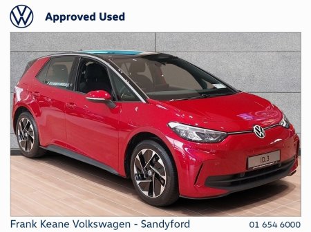 2026 Volkswagen ID.3 *Pro* 58kWh 204hp @Frank Keane Volkswagen South Dublin €40,623
