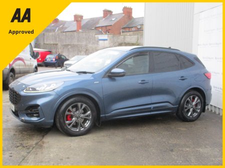 2023 Ford Kuga ST-LINE X 5DR 1.5 TD 120 S6. S6.2 M6, TOP OF THE RANGE WITH WINTER PACK, ONE CAREFUL OWNER AND FULL FORD SERVICE HISTORY !!12 MONTHS WARRANTY AND 12 MONTHS AA COVER. €37,950 thumbnail