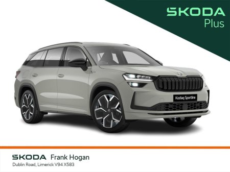 2026 Skoda Kodiaq Sportline 2.0 TDI 150HP 0% PCP 261 Frank Hogan 061-416000 €64,900