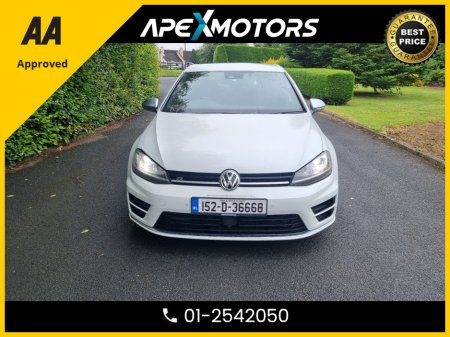 2015 Volkswagen Golf GOLF-R 300BHP * FINANCE ARRANGED * AUTOMATIC (DSG) * IMMACULATE * LEATHER * LOW LOW MILES * ADAPTIVE CRUISE * NEW NCT JUN-26 * LOW TAX * ONE VERY CAREFUL OWNER *CARTELL HISTORY CHECKED *FULLY SERVICED €27,749