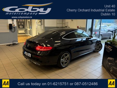 2021 Mercedes-Benz C Class C220D AMG LINE EDITION 2DR AUTO. NCT & Tax, 1/2 Leather, Sat Nav, Dual Climate Control, Heated Seats, Cruise Control, Revers Cam, Parking Sensors, Paddle Shift, BT & more. €35,950 thumbnail