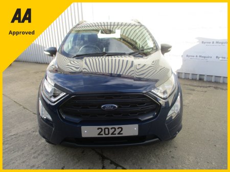 2022 Ford Ecosport ST-LINE 1.0 PETROL WITH ON 15707KMS COMES FULLY SERVICED WITH 12 MONTHS WARRANTY AND 12 MONTHS AA COVER €23,950