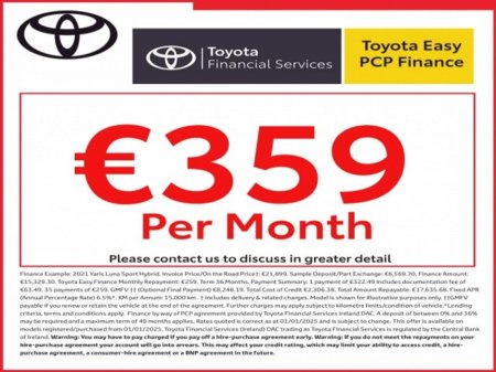 2022 Toyota C-HR SOL HYBRID // Remote Central Locking // Front Electric Windows // Rear Electric Windows // Electric Mirrors // Heated Mirrors €28,695 thumbnail