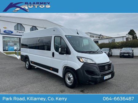 2024 Fiat Ducato 17 Seat Minibus L4H2 2.2 180HP 6 speed manual. Price is plus 23% vat.