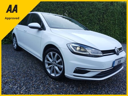 2018 Volkswagen Golf 1.2 TSI AUTOMATIC 7.5 FACELIFT ONLY 51,697kms CLIMATE CONTROL REVERSE CAMERA LED HEADLIGHTS FACTORY IMMOBILISER TOUCHSCREEN MULTIMEDIA SYSTEM CRUISE CONTROL STOP START TECHNOLOGY 2 YEARS NCT 1YR TAX €18,949 thumbnail