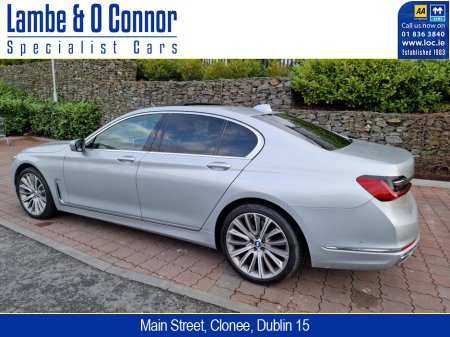 2019 BMW 7 Series 730d NEW MODEL **** GLACIER SILVER / BLACK EXCLUSIVE NAPPA LEATHER **** SUNROOF *** LOW MILES *** €57,950