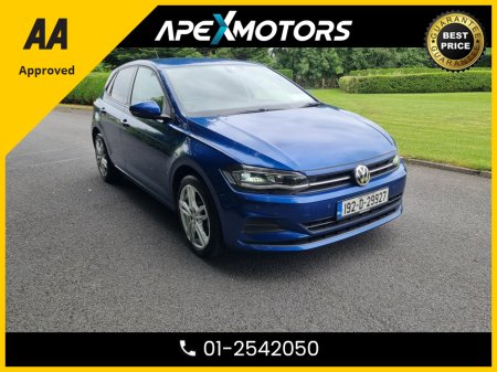 2019 Volkswagen Polo FINANCE ARRANGED * 1.0 NEW MODEL  * TOP-SPEC * LOW LOW KMs * TSi-COMFORTLINE * NEW NCT SEP-27 * AUTOMATIC (DSG) * ONLY 25K KMs * AA APPROVED * 101 SAFETY CHECKLIST * IMMACULATE * COLOUR REVERSE CAMERA €16,949