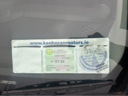 2013 Nissan Note 1.5 DSL SV 5DR €3,000 thumbnail