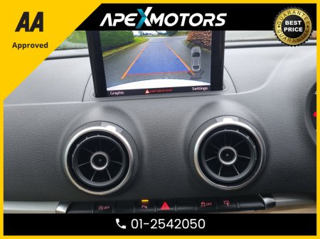 2014 Audi A3 Saloon FINANCE ARRANGED * TOP SPEC * CREAM LEATHER INTERIOR * NEW NCT JAN-27 * IMMACULATE * STAMPED SERVICE HISTORY * AA APPROVED * 101 SAFETY CHECKLIST * AUTOMATIC (DSG) *HEATED SEATS *COLOUR REVERSE CAMERA €13,249 thumbnail