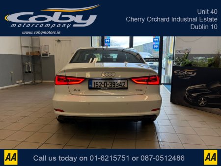 2015 Audi A3 1.4 Petrol Auto Saloon 4DR. New NCT done before collection, Reverse Camera, Dual Climate Control, MFSW, Cruise Control, Sat Nav, Handsfree, Parking Sensors, Paddle Shift and more. €13,750 thumbnail